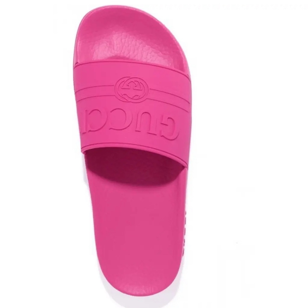 Gucci Pink Slide Sandals